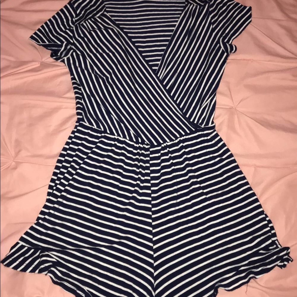 Stripped romper